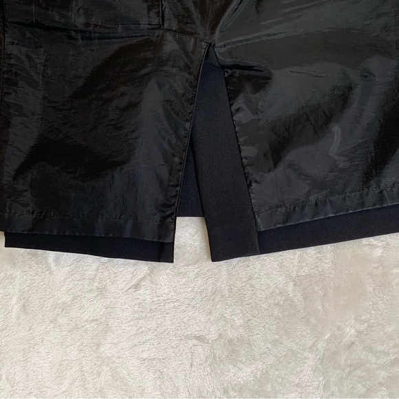 Black Kasper Midi Skirt with a front off center split - Picture 7 of 7